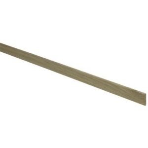 White Oak D-Shape Moulding 4 x 21 x 2400mm