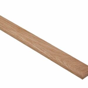 White Oak Flat D-Shape Moulding 8 x 34 x 2400mm