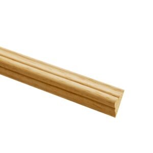 Pine Double Astragal Moulding 8 x 21 x 2400mm