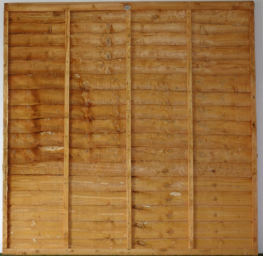 Larch Lap Fence Panels