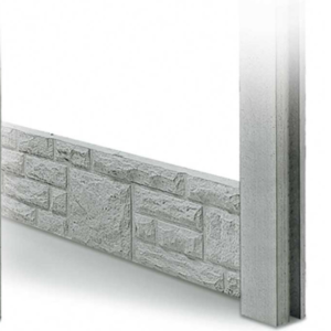 Concrete Gravel Boards - Rock Face 12"